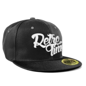 RETRO TIME Snapback - black