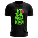 koszulka bawełniana - Let the bass kick (SloganBig)