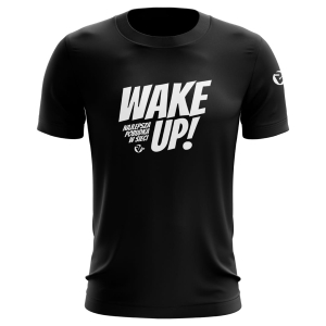koszulka bawełniana - WAKE UP