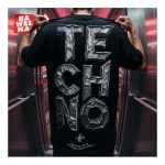 Koszulka TECHNO CHURCH – Nadruk Przód i Tył