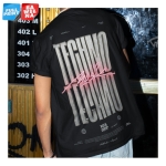 TECHNO Music – Full Print / Bawełna | Nadruk Przód lub Tył