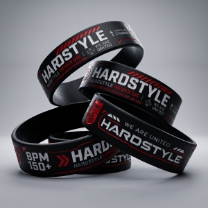 Opaska silikonowa HARDSTYLE – dla fanów mocnego brzmienia