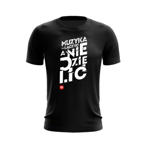 T-Shirt Muzyka ma łączyć ... (standard collection)