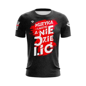 T-Shirt MUZYKA POWINNA ŁĄCZYĆ... (premium)